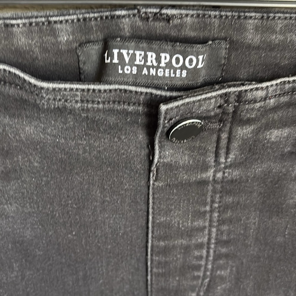 Liverpool Black Skinny Pull On Jeans Size 28 - Picture 7 of 16